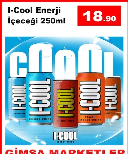 I-Cool Enerji İçeceği 250Ml