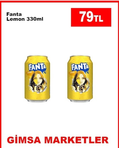 Fanta Lemon 330Ml