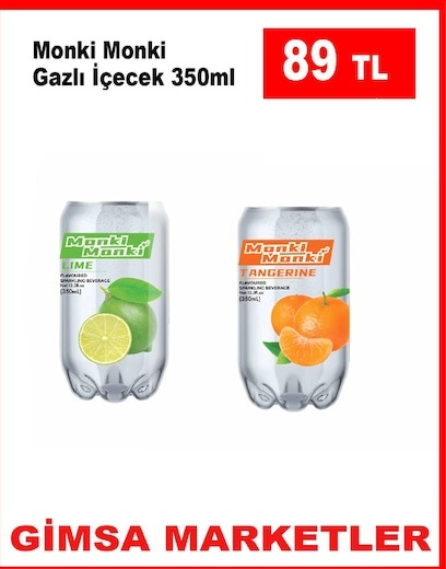 Monki Monki Gazlı İçecek 350Ml