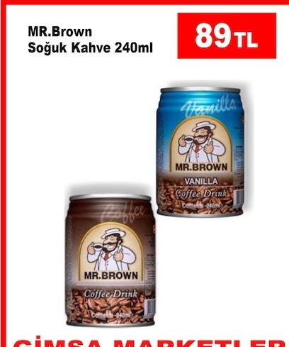 Mr.Brown Soğuk Kahve 240Ml