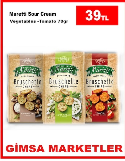 Maretti Sour Cream Vegetables-Tomato 70Gr