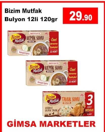Bizim Mutfak Bulyon 12Li 120Gr