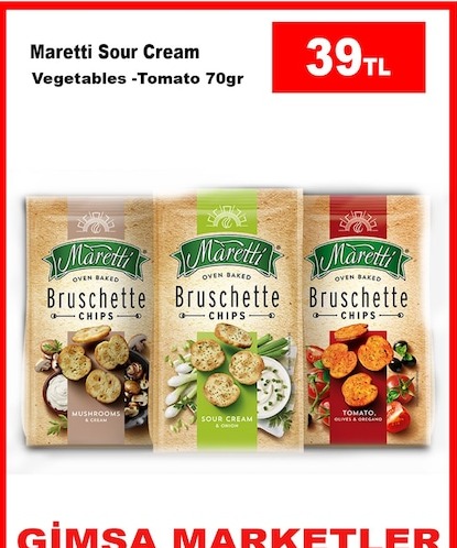 Maretti Sour Cream Vegetables -Tomato 70Gr