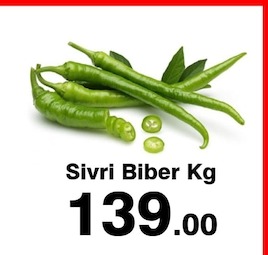 Sivri Biber Kg