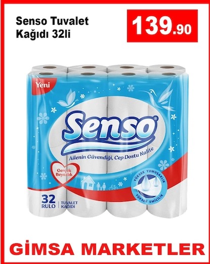 Senso Tuvalet Kağıdı 32Li