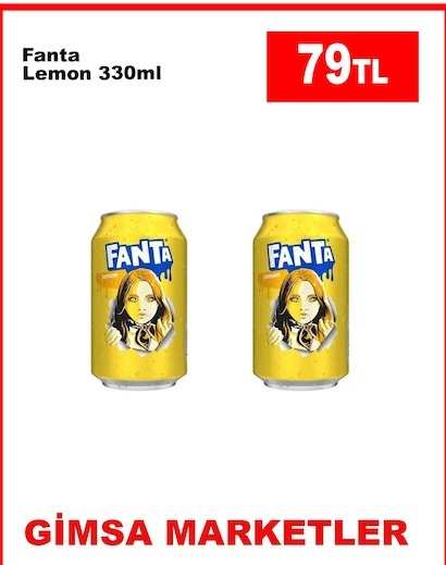 Fanta Lemon 330Ml