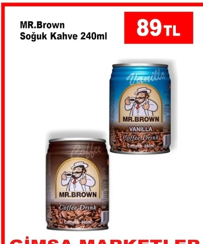 Mr.Brown Soğuk Kahve 240Ml