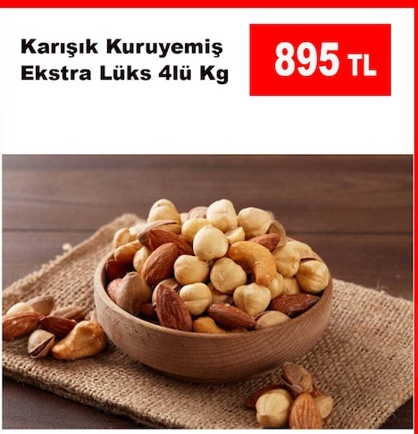 Karışık Kuruyemiş Ekstra Lüks 4 Kg
