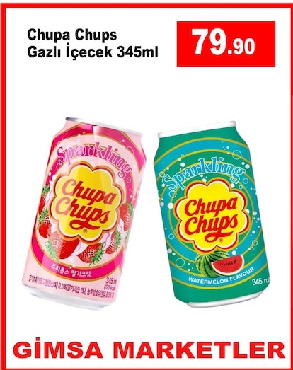 Chupa Chups Gazlı İçecek 345Ml