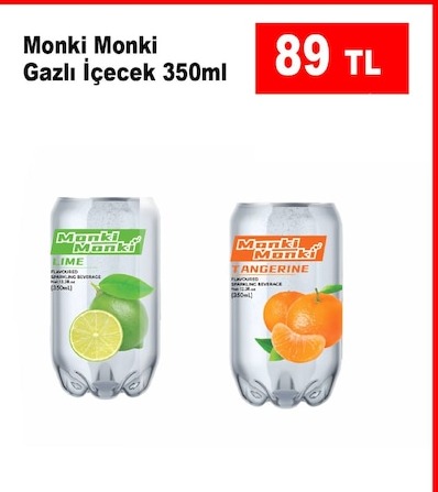 Monki Monki Gazlı İçecek 350Ml