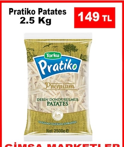 Pratikof Patates 2.5 Kg