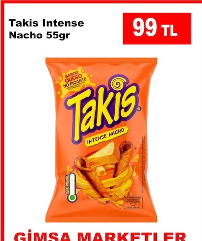 Takis Intense Nacho 55Gr