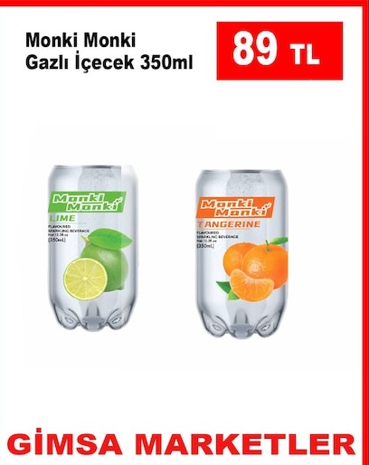 Monki Monki Gazlı İçecek 350Ml