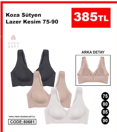 Koza Sütyen Lazer Kesim