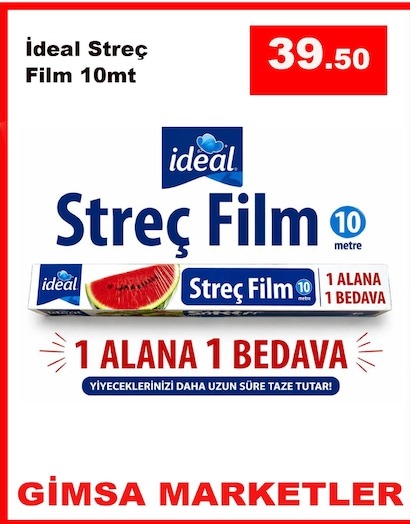 İdeal Streç Film 10 Mt