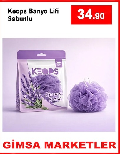 Keops Banyo Lifi Sabunlu Lavanta Kokulu