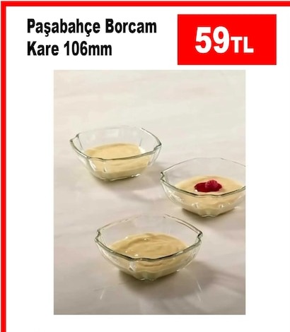 Paşabahçe Borcam Kare 106Mm