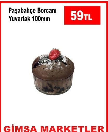 Paşabahçe Borcam Yuvarlak 100Mm