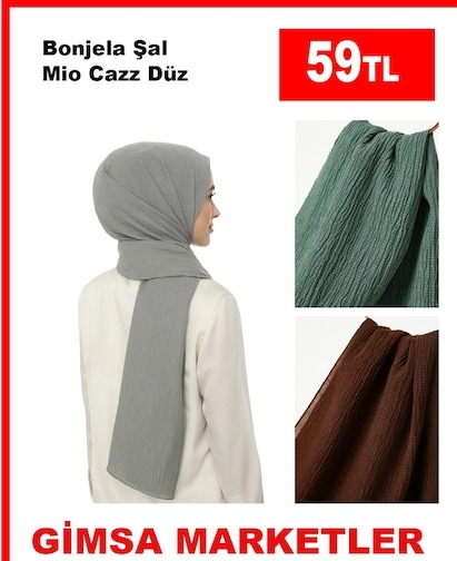 Bonjela Şal Mio Cazz Düz