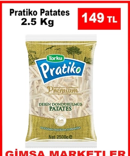 Pratik Patates 2.5 Kg