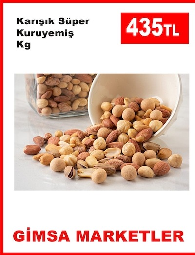Karışık Süper Kuruyemiş Kg