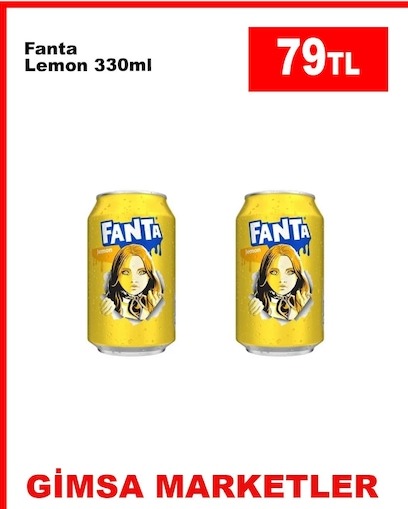 Fanta Lemon 330Ml
