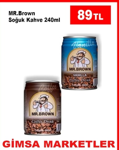 Mr. Brown Soğuk Kahve 240Ml