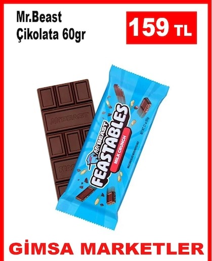 Mr.Beast Çikolata 60Gr