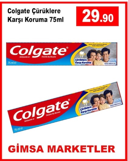Colgate Çürüklere Karşı Koruma 75Ml Diş Macunu