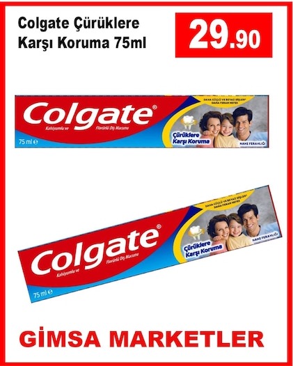Colgate Çürüklere Karşı Koruma 75Ml