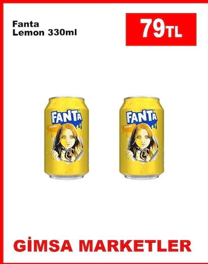 Fanta Lemon 330Ml
