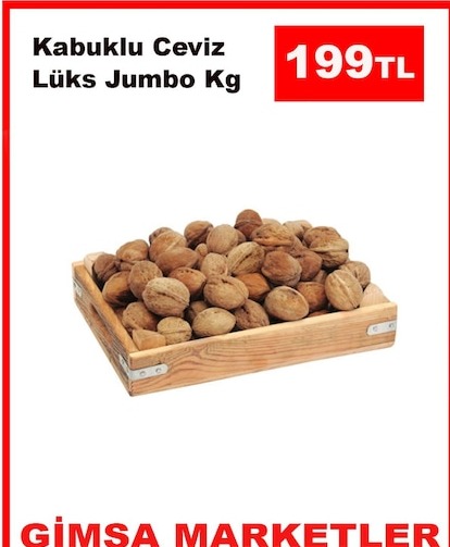 Kabuklu Ceviz Lüks Jumbo Kg