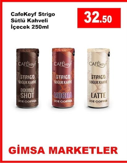 Cafekeyf Strigo Sütlü Kahveli İçecek 250Ml
