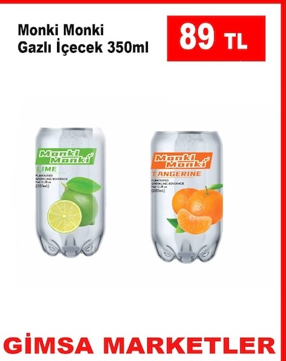 Monki Monki Gazlı İçecek 350Ml