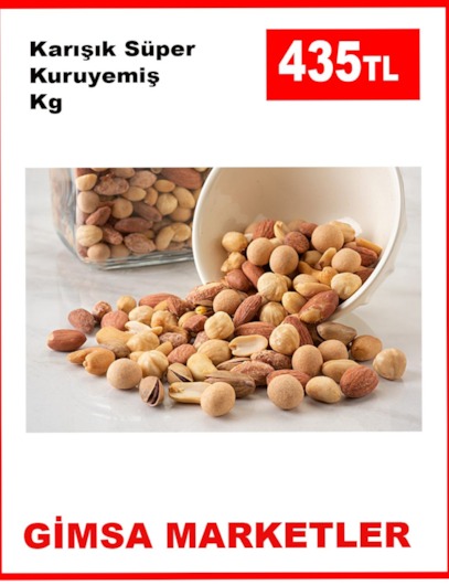 Karışık Süper Kuruyemiş Kg