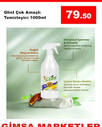 Glint Çok Amaçlı Temizleyici 1000Ml