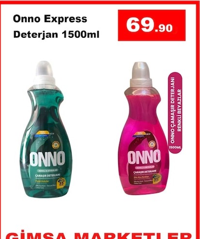 Onno Express Deterjan 1500Ml