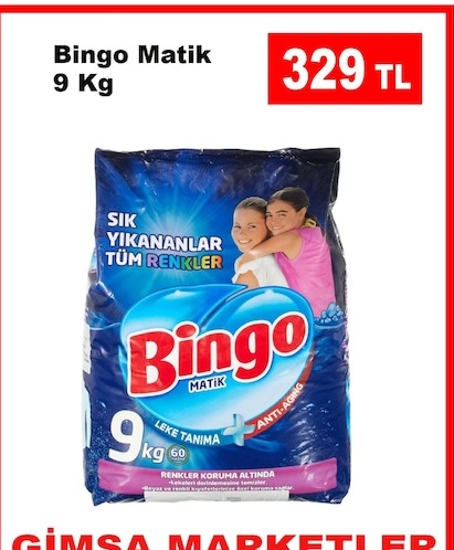 Bingo Matik 9 Kg