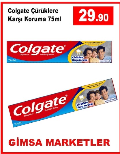 Colgate Çürüklere Karşı Koruma 75Ml