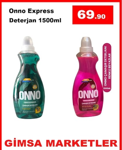 Onno Express Deterjan 1500Ml