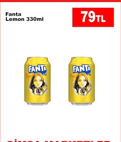 Fanta Lemon 330Ml