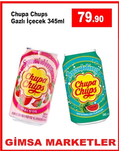 Chupa Chups Gazlı İçecek 345Ml
