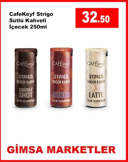 Cafekeyf Strigo Sütlü Kahveli İçecek 250Ml