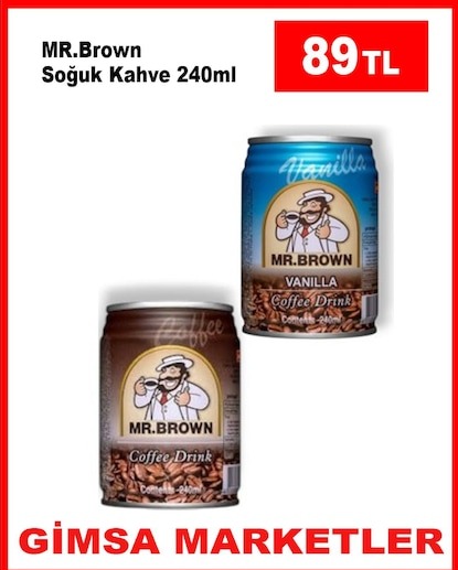 Mr.Brown Soğuk Kahve 240Ml
