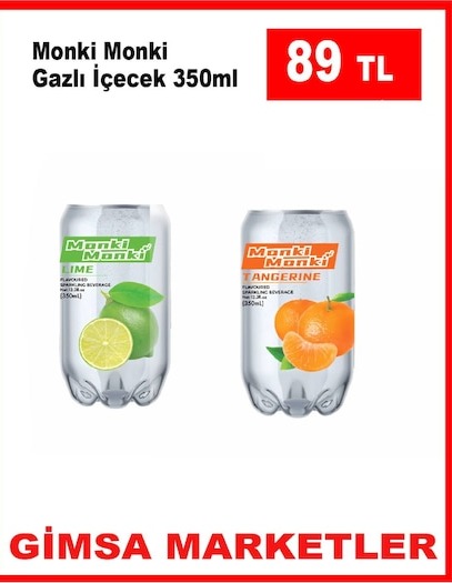 Monki Monki Gazlı İçecek 350Ml