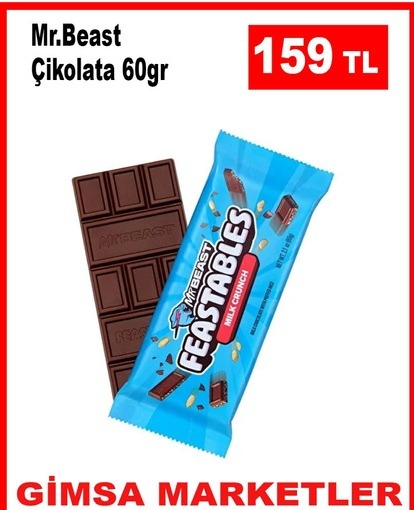 Mr.Beast Çikolata 60Gr