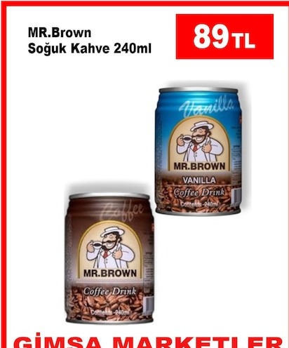 Mr.Brown Soğuk Kahve 240Ml