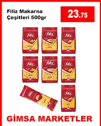 Filiz Makarna Çeşitleri 500Gr