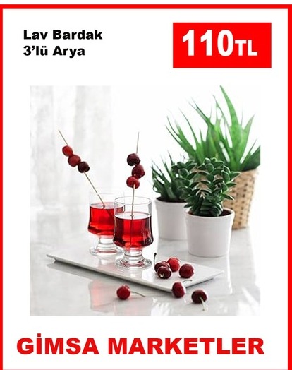 Lav Bardak 3'Lü Arya