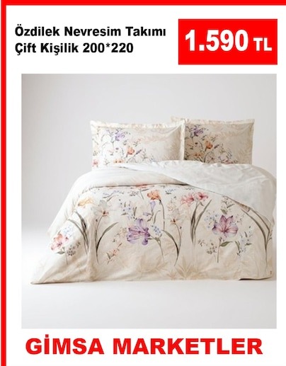 Özdilek Nevresim Takımı Çift Kişilik 200*220